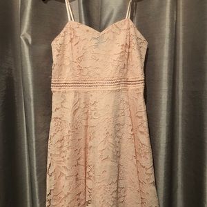 Light Pink Skater Dress